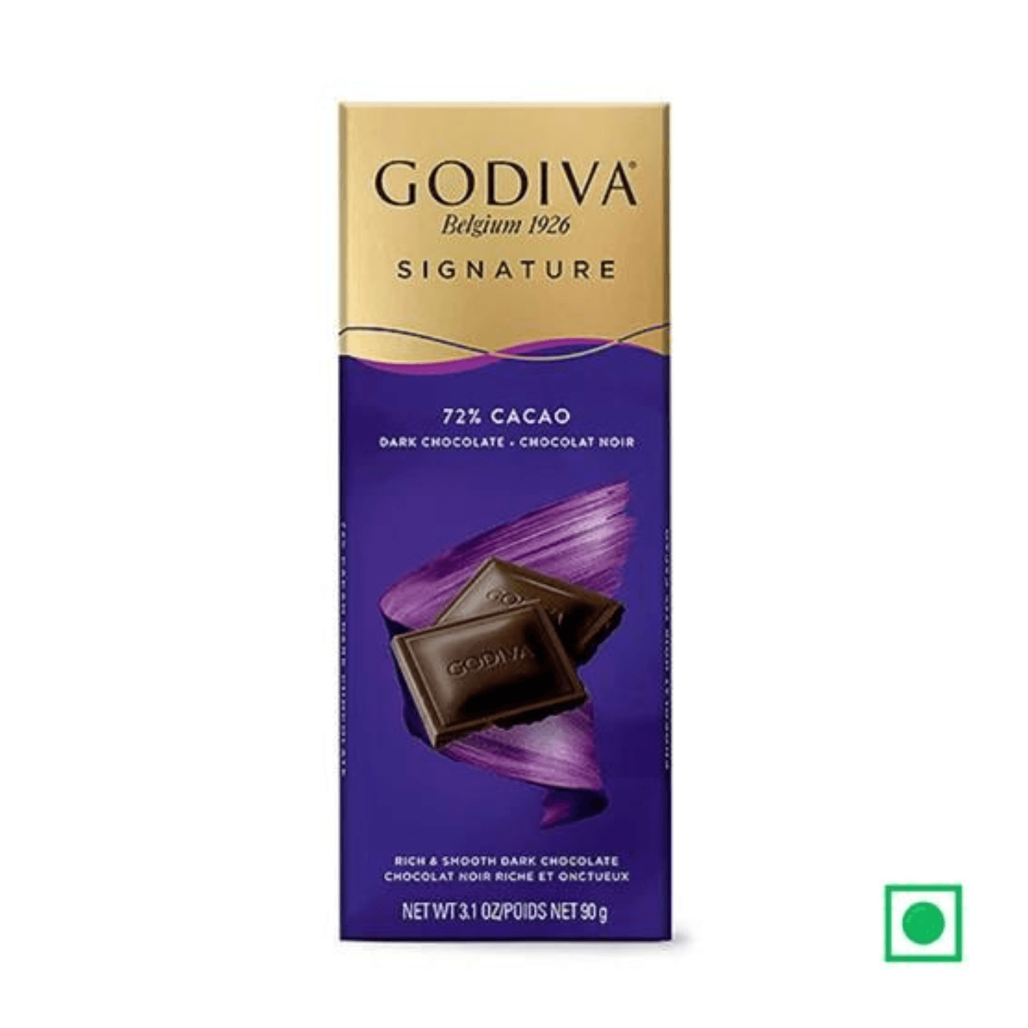 Buy Godiva Signature 72 Percent Cacao Dark Chocolate Imported Bars